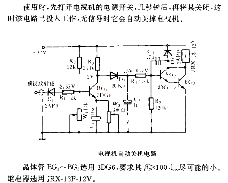 The TV automatically turns off<strong>Electromechanical</strong>.gif