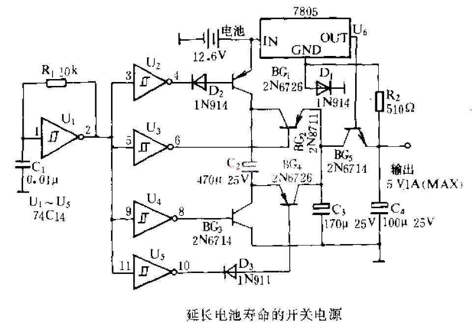 Switching power supplies that extend battery life