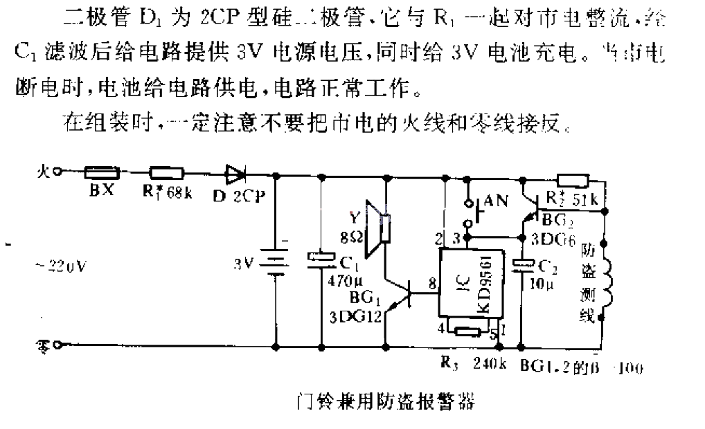 Doorbell double-purpose<strong>anti-theft alarm</strong>.gif