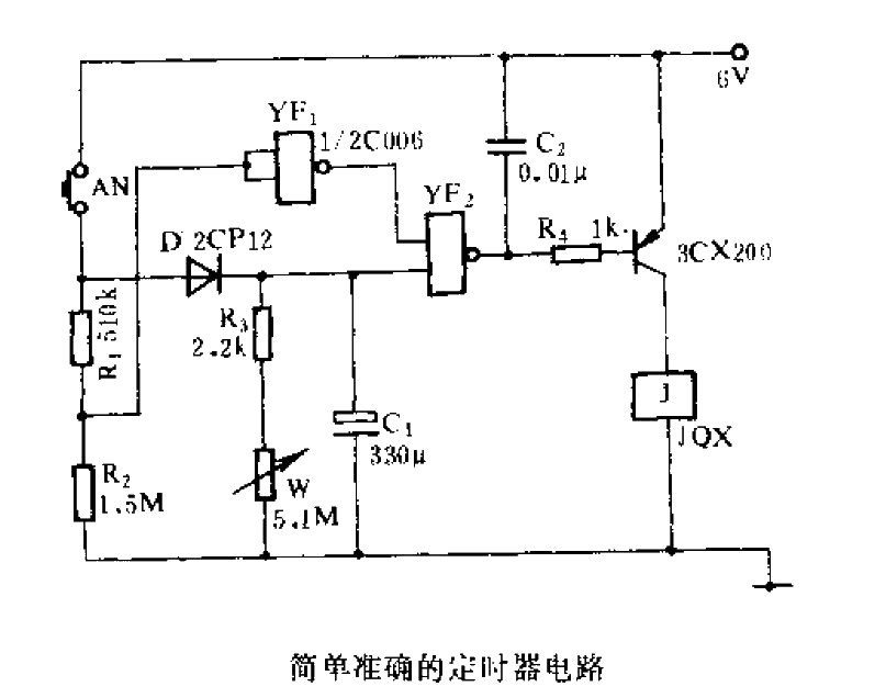 Simple and accurate<strong>Timer circuit</strong>.gif