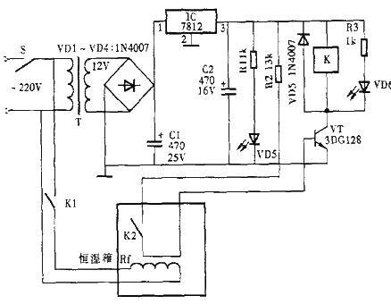 An automatically adjusting temperature controller circuit