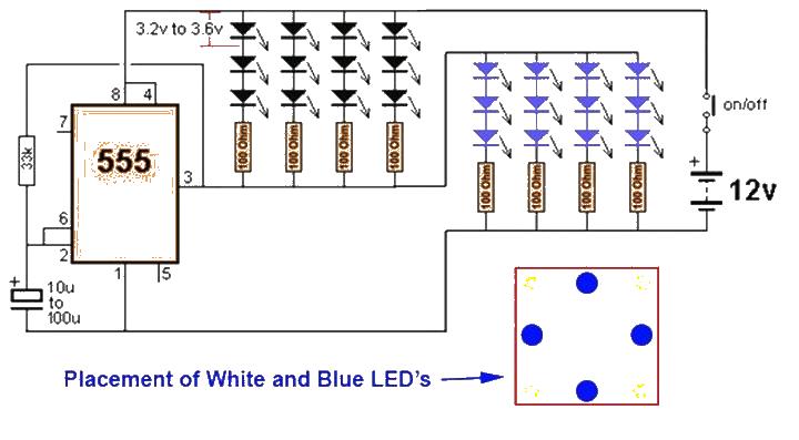 LED light circuit diagram