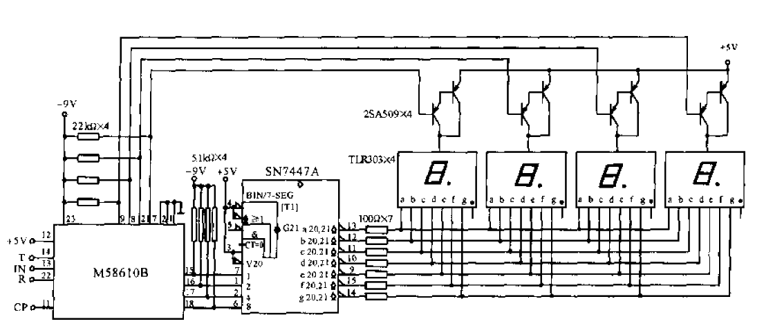 4-bit counting<strong>display circuit</strong> using<strong>MOS</strong>large-scale<strong>IC</strong>.gif