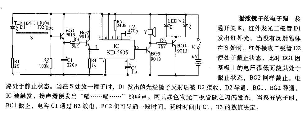 The<strong>electronic</strong>cat who loves to look in the mirror<strong>circuit</strong>.gif