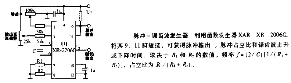 <strong>Pulse</strong>-<strong>Sawtooth Wave Generator</strong><strong>Circuit Diagram</strong>.gif