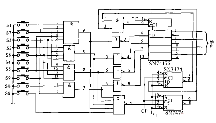 8421<strong>BCD</strong> code entry<strong>circuit</strong>.gif