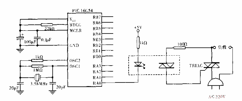 AC power control circuit