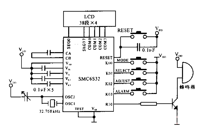 lunisolar electronic clock