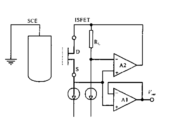 ISFET measurement circuit