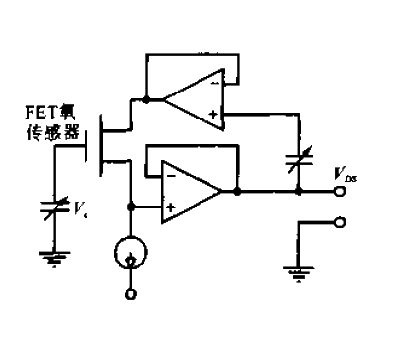 FET oxygen sensor measurement circuit