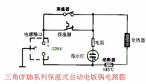 Rice cooker circuit drawing 5_automatic heat preservation