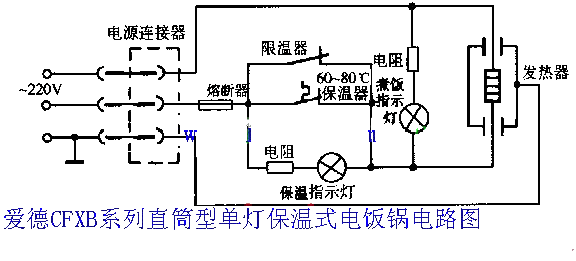 Rice cooker circuit diagram 13_Aide