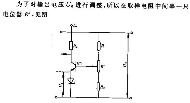 Electromechanical control string potentiometer R′ circuit