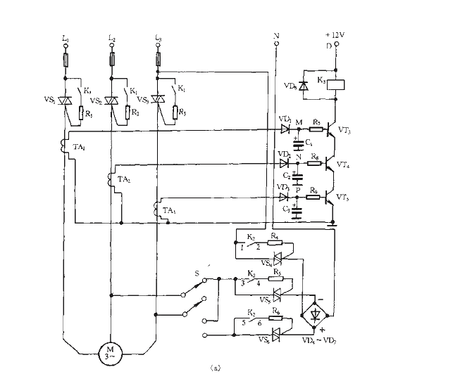 Shuttle loom motor contactless switch control circuit_1