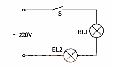 2. Two<strong>incandescent lamps</strong><strong>in series</strong><strong>lighting circuit</strong>.gif