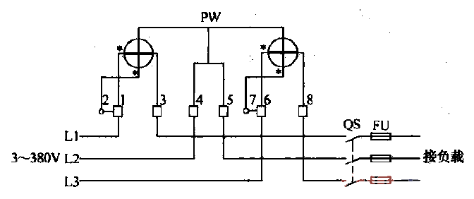 12.<strong>Three-phase three-wire</strong>Active<strong>Energy meter</strong>Direct-type<strong>Wiring</strong><strong>Circuit</strong>.gif