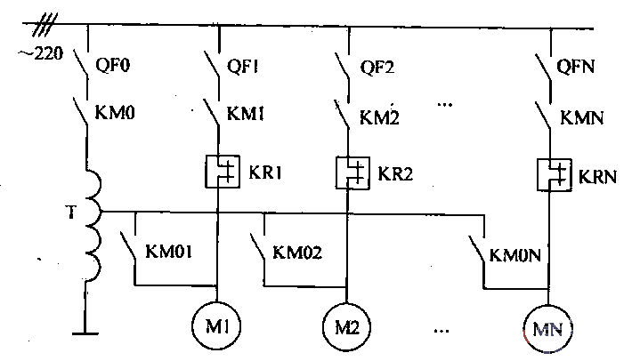 42.<strong>Autotransformer</strong>Start multiple<strong>motors</strong><strong>Main circuit</strong>.gif