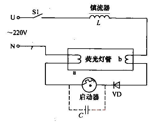 10.<strong>Fluorescent lamp</strong><strong>DC</strong><strong>starting circuit</strong>.gif