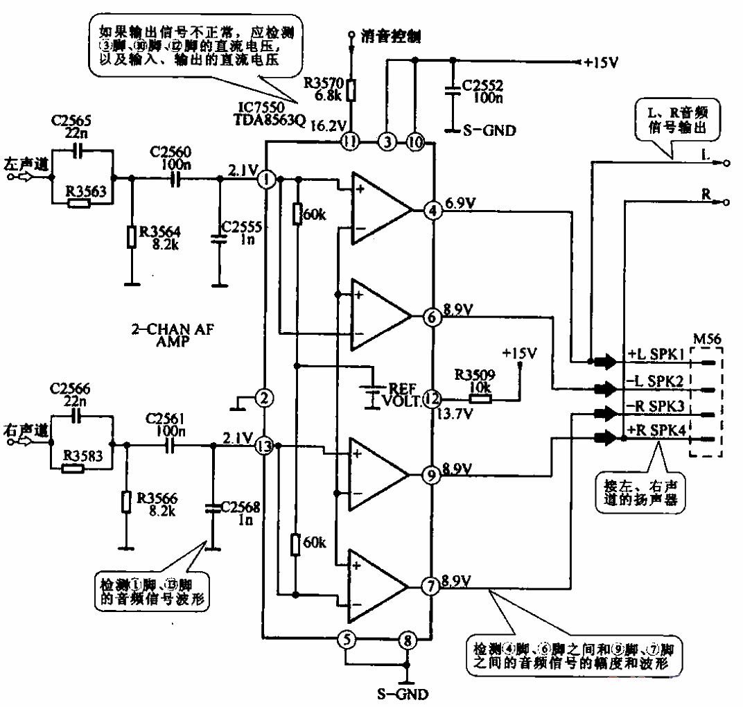 25.<strong>Audio power amplifier</strong> circuit using TDA8563Q<strong>chip</strong>.gif