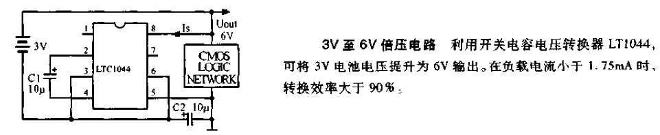 3V to 6V voltage doubling<strong>Circuit diagram</strong>.gif