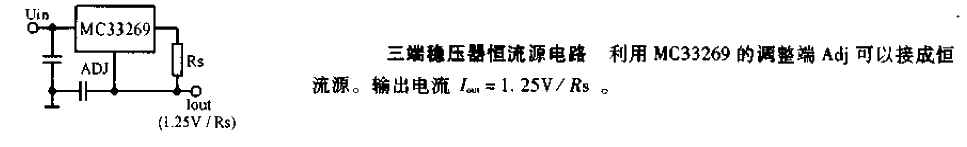 <strong>Three-terminal voltage regulator</strong><strong>Constant current source circuit</strong>.gif