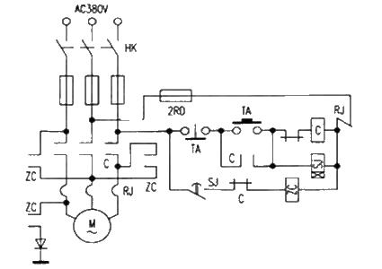 Practical motor energy consumption braking circuit diagram