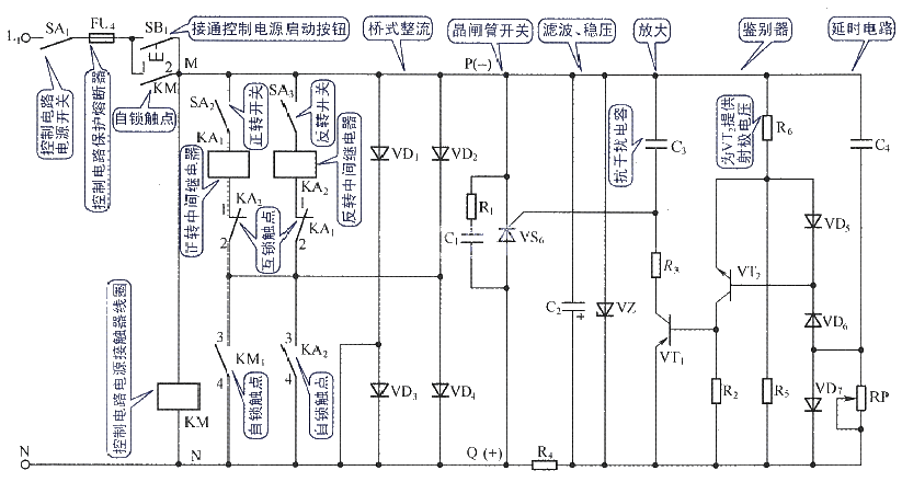 The most practical basic diagram circuit 36 ​​- Triac motor control circuit 2