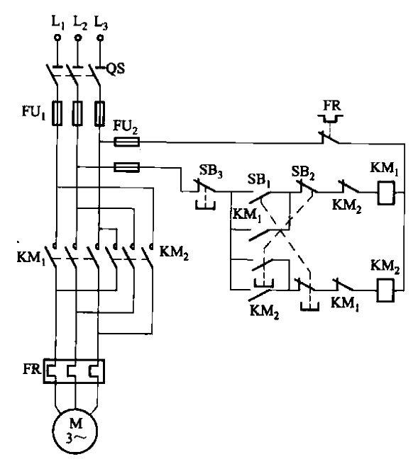 23. Button and contactor double interlock<strong>Control</strong>Forward and reverse<strong>Start<strong>Circuit</strong></strong>.gif