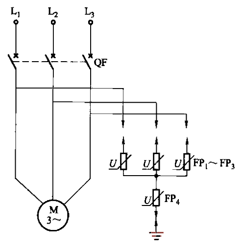 62.<strong>Wiring</strong> of zinc oxide lightning rod with <strong>series</strong> gap four-star connection method.gif