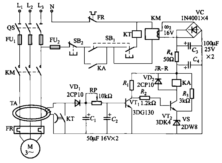 37.<strong>Zero sequence current</strong>Phase failure<strong>Protection circuit</strong>.gif