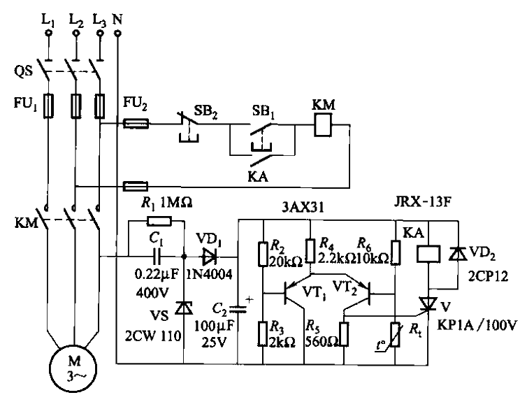 8.<strong>PTC</strong><strong>Three-phase asynchronous motor</strong><strong>Protection circuit</strong>Part 7.gif