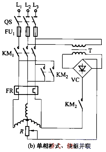 133. One-way operation<strong>Energy consumption braking</strong> circuit b.gif