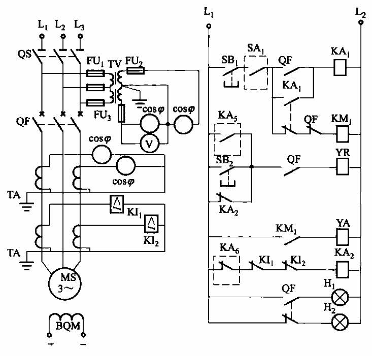 186.<strong>Synchronous motor</strong>Full voltage<strong>Starting circuit</strong>.gif