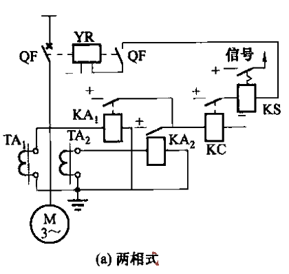 51. Electrical<strong>electromechanical</strong> current-breaking Bach circuit a.gif composed of <strong>electromagnetic</strong> type<strong>current relay</strong>