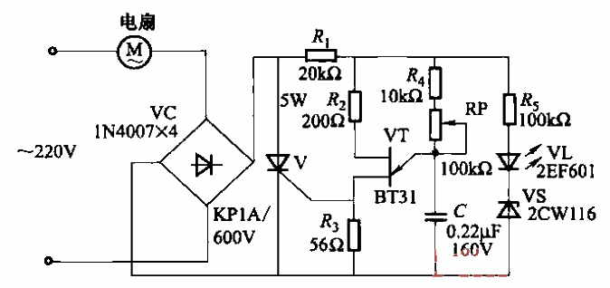 3.<strong>Circuit</strong> using one-way<strong>thyristor</strong><strong>speed control</strong>.gif