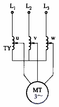 Torque motor three-phase balanced speed regulation circuit