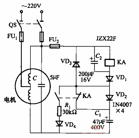 149. One of the circuits of single-phase<strong>motor</strong><strong>energy consumption braking</strong>.gif