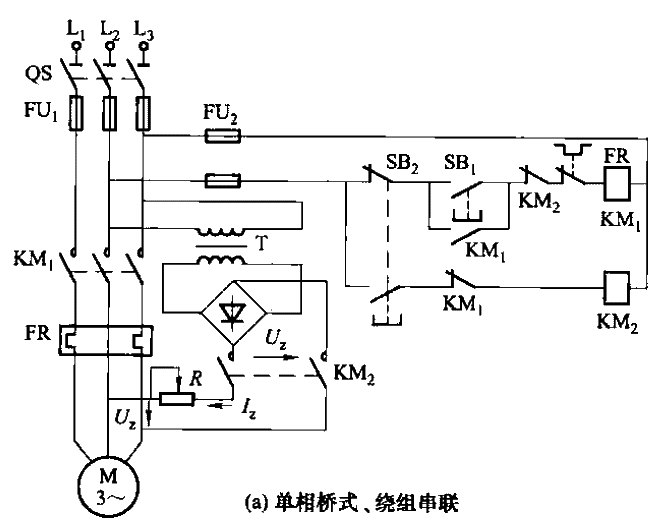 133. One-way operation<strong>Energy consumption braking</strong> circuit one a.gif