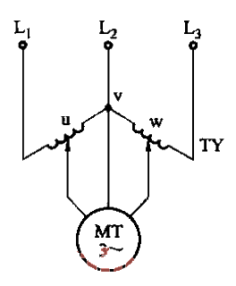 Torque motor V-shaped speed regulation circuit