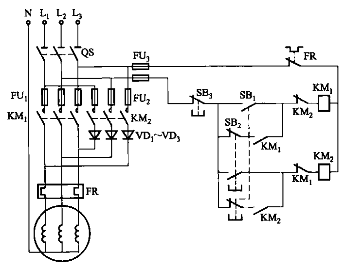 75. When the<strong>motor</strong><strong>winding</strong> is connected in a Y shape, it switches to low-speed operation<strong>Control circuit</strong>.gif