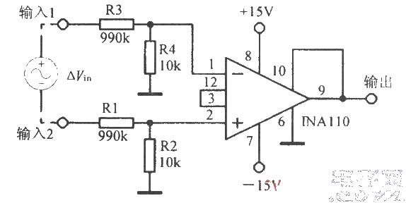 <strong><strong><strong>Differential amplifier circuit</strong></strong></strong>Figure<strong><strong><strong>Schematic diagram</strong></strong></strong>. jpg