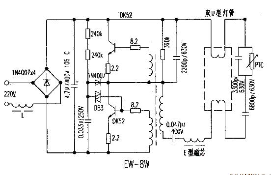 EW-8W type<strong><strong><strong>Electronic ballast</strong></strong></strong><strong><strong><strong>Circuit diagram</strong></strong></strong >.jpg