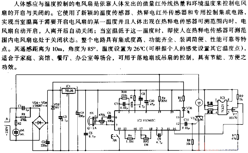 <strong><strong><strong>Human body sensing</strong></strong></strong>and<strong><strong><strong>Temperature control</strong></strong></strong>electric<strong><strong><strong> strong><strong><strong>Fan circuit</strong></strong></strong>.gif