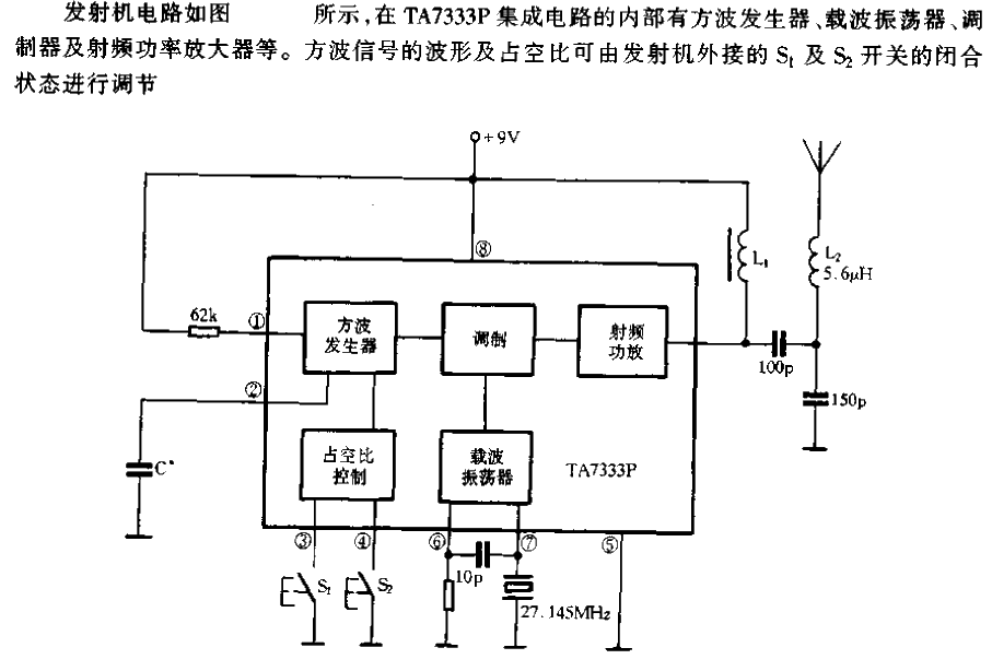 TA7333P<strong><strong><strong>Transmitter</strong></strong></strong><strong><strong><strong><strong>Circuit</strong></strong></strong>< /strong>.gif