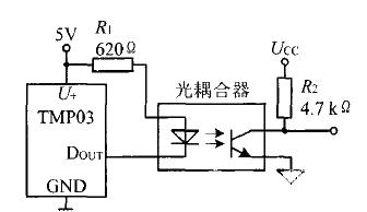 Ordinary optocoupler isolation circuit