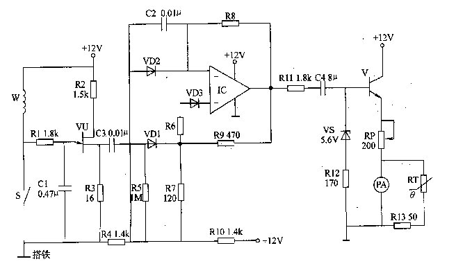 Car engine tachometer circuit design