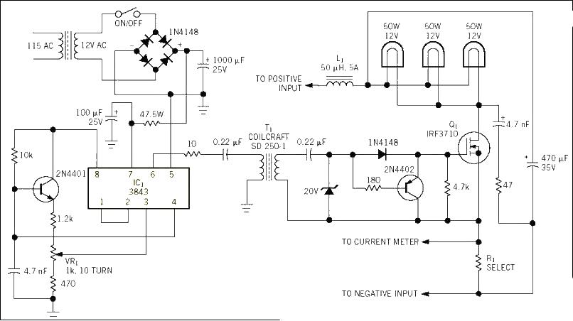 220V/12V 150W switching power supply circuit diagram