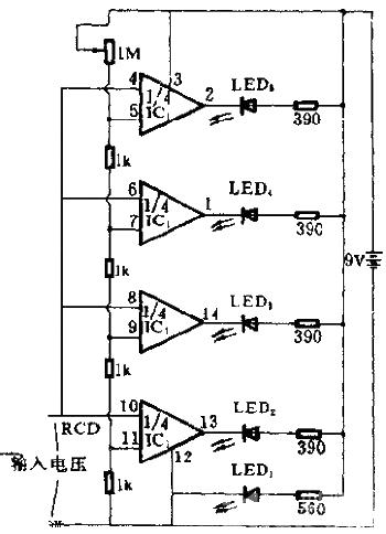 LED voltage measurement circuit diagram