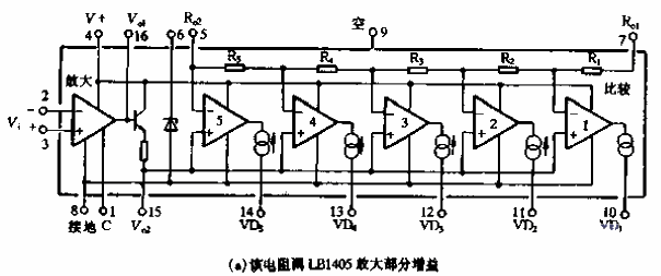 50.LB1405,15<strong>Level</strong><strong>Display Circuit</strong> (a) Amplification part.gif