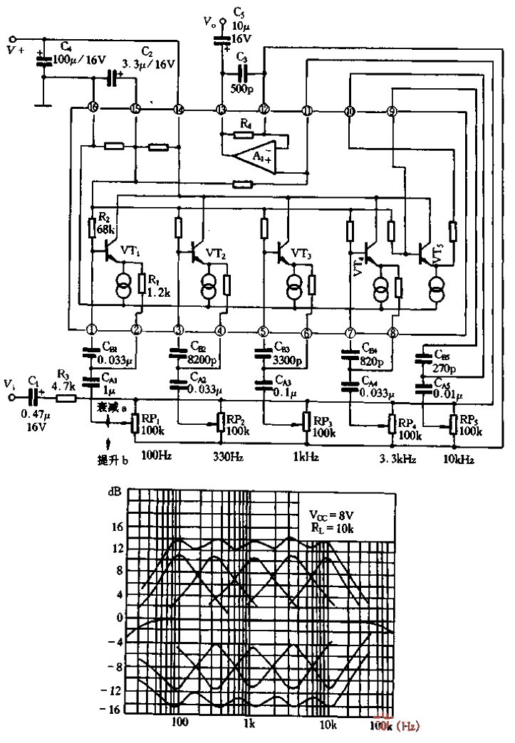 64. Use TA7796 to form an equalizer.gif